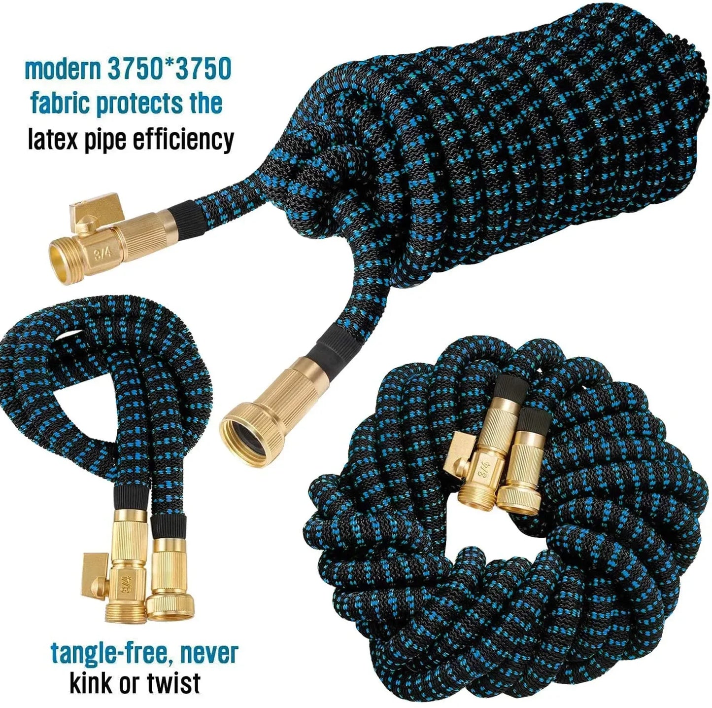 Expandable Garden Hose with 8 Function Nozzle 25ft & 50ft for USA & CANADA buyer's Only.